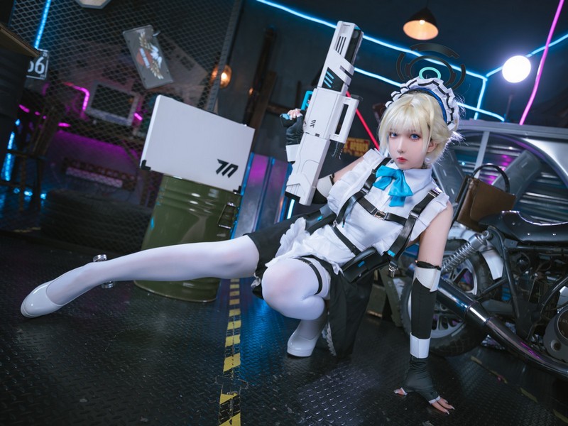 小和甜酒 蔚蓝档案 飞鸟马时女仆 Cosplay 高清图包 [31P-560.7M]插图2