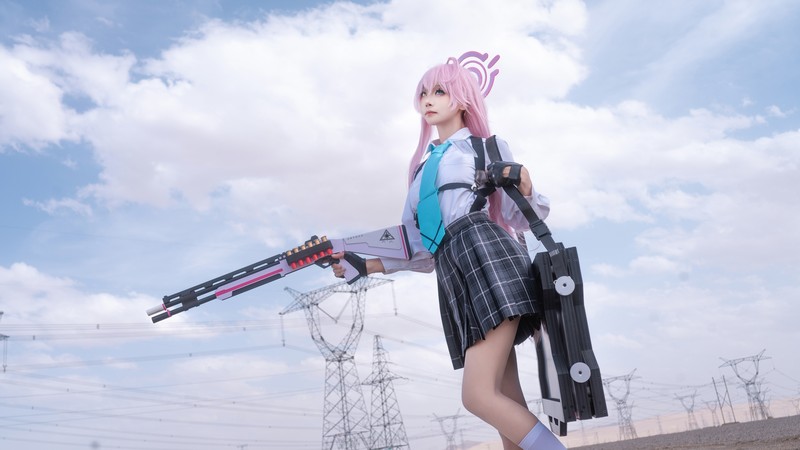 艾西Aiwest 星野Cosplay写真图集 碧蓝档案角色高清美图 49P (290.6M)插图7