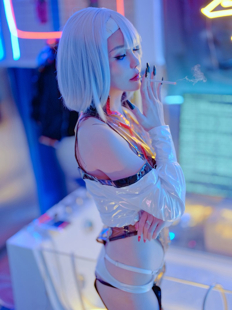 Joyce Lin2x Lucy Cosplay Cyberpunk Edgerunners 高清图集 51P插图2
