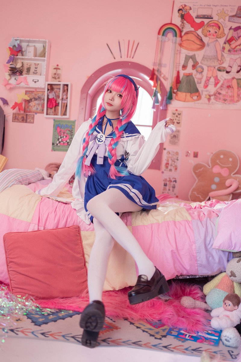 艾西Aiwest 湊阿库娅私服Cosplay写真图集 虚拟主播高清美图 55P (274.4M)插图2