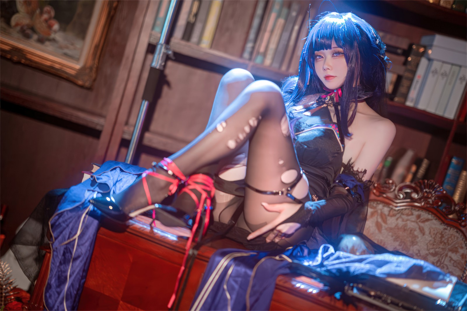 安食Ajiki 原神雷电将军魅魔写真集 – 高质量COS & 二次元美女 [35P-259M]插图3