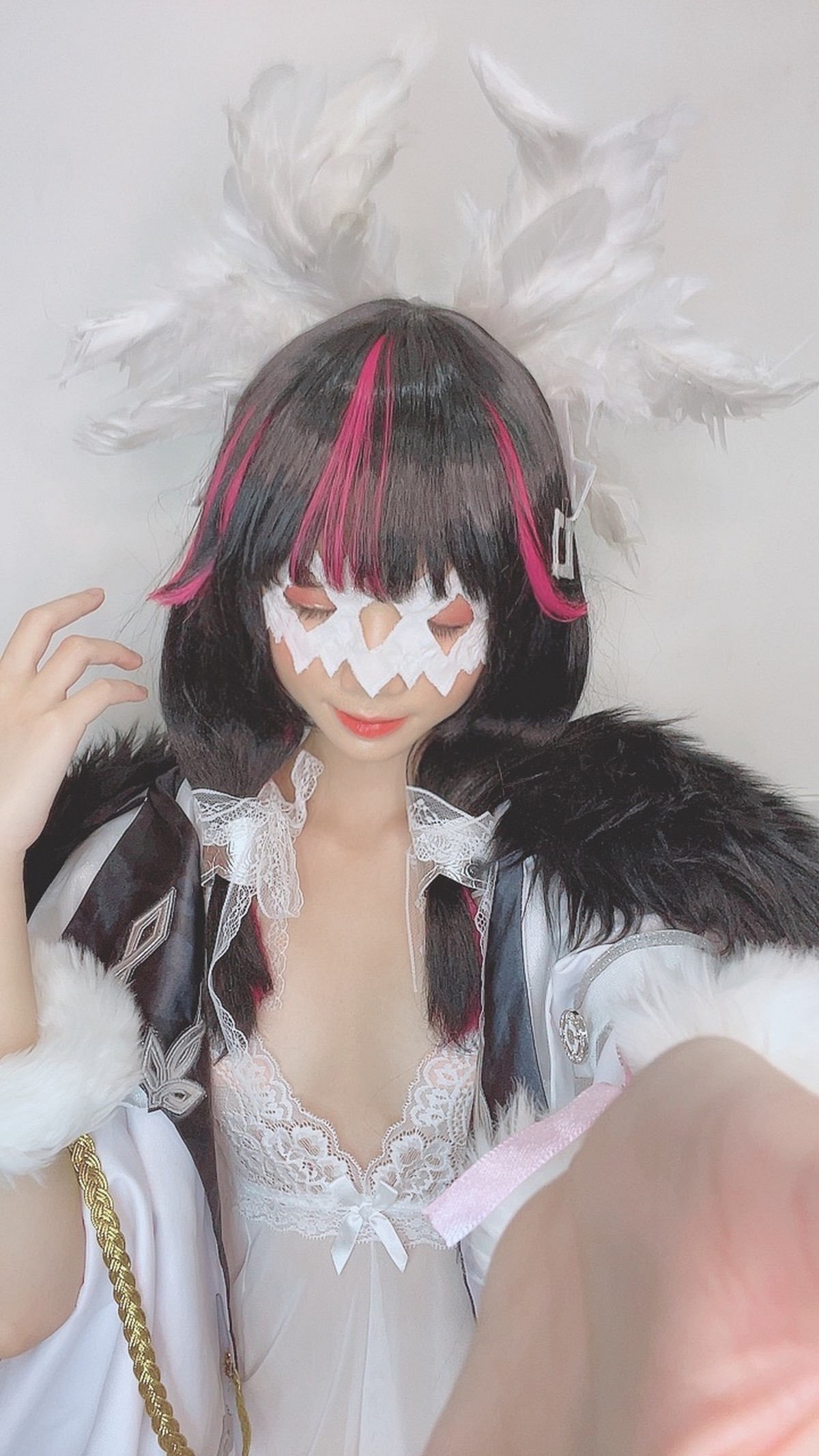 PoppaChan Columbina Cosplay Set (Genshin Impact Fatui) – 146 Photos 346MB插图8
