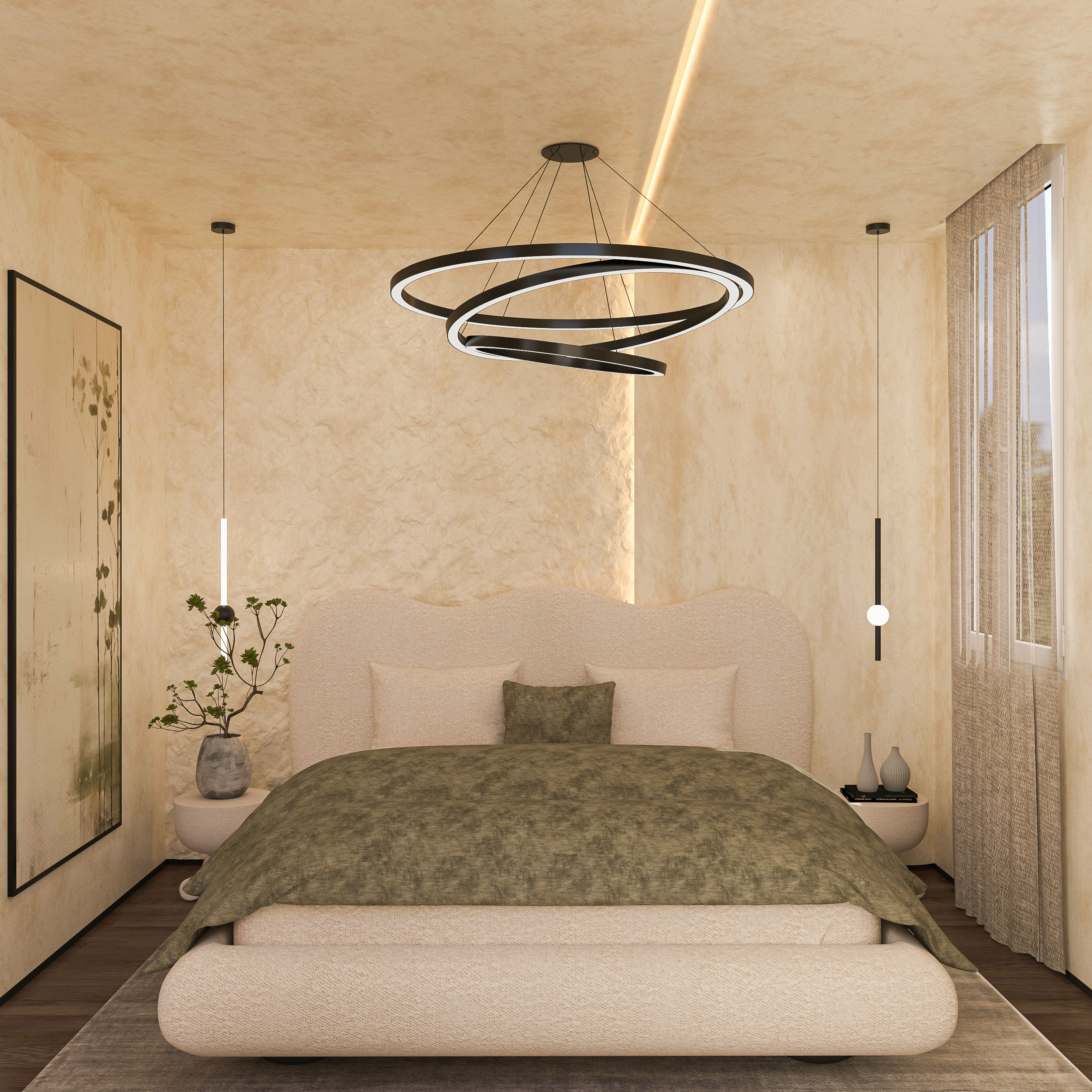 render of lighting design