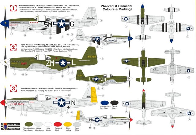 1/72 - North American P-51 Mustang by Kovozávody Prostějov (KP