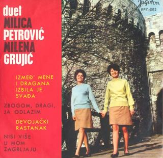 Duet Milica Petrovic & Milena Grujic - 1968 - Izmedj' mene i dragana izbila je svadja Duet-Milica-Petrovic-i-Milena-Grujic-a-1968-In-Pixio