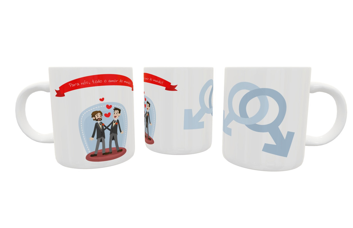 Caneca Personalizada Casamento Modelo 17