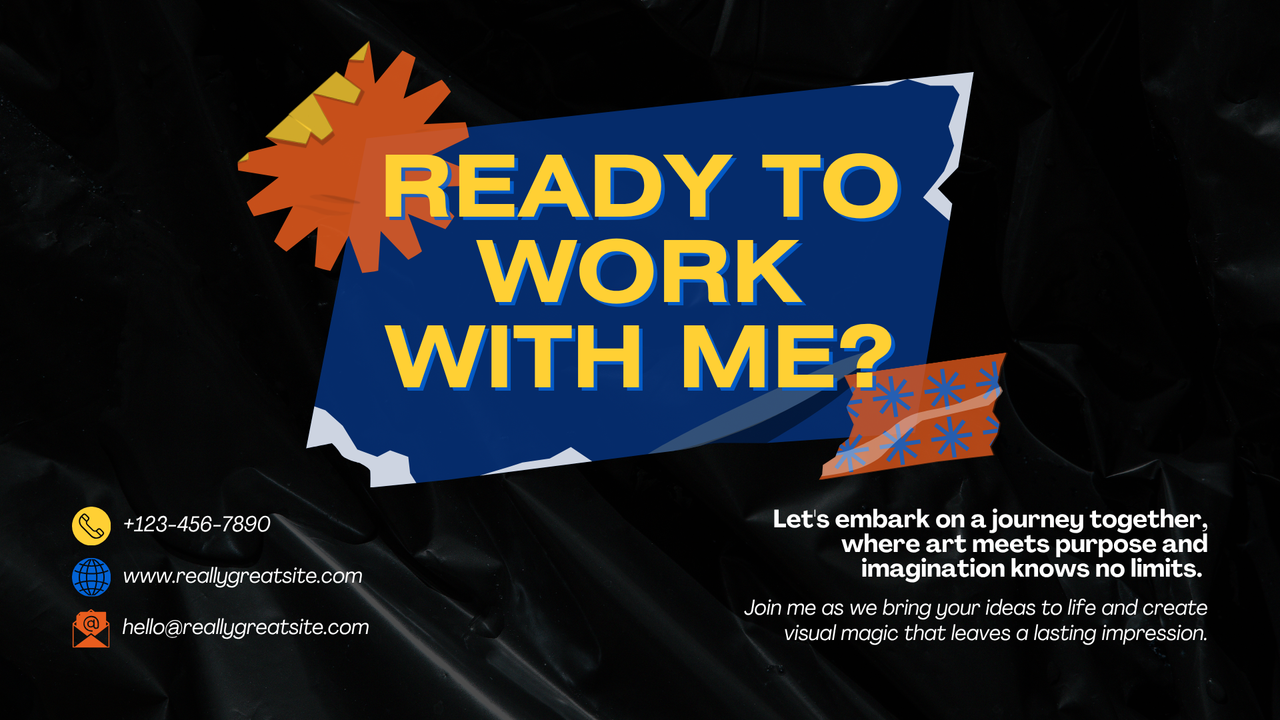 Modern Bold Graphic Designer Creative Portfolio Presentation