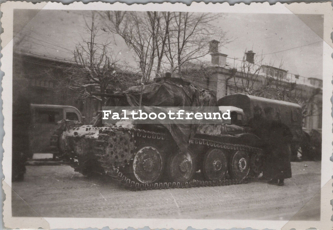 Foto, schwere Art. Abtlg. 430, Panzerkampfwagen 38 (t), Kaluga