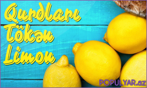 Qurdları tökən limon (Video) Qurdları tökən limon (Video)
