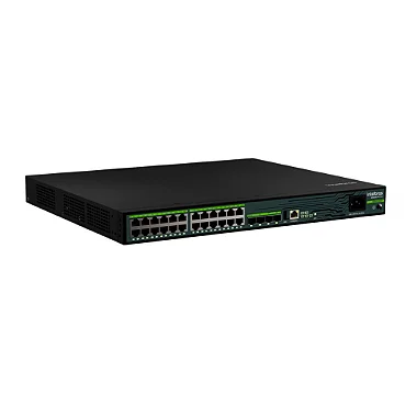Visão frontal do Switch Intelbras S3028G-PB Max.