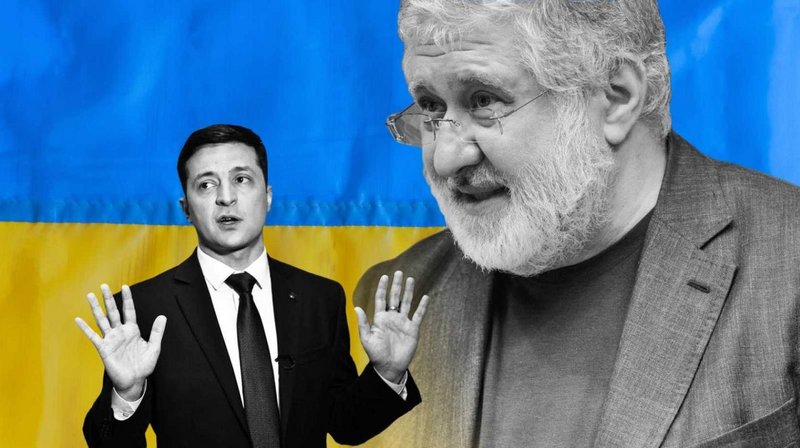 Zelenski y oligarca Igor Kolomoisky Zelenski y oligarca Igor Kolomoisky