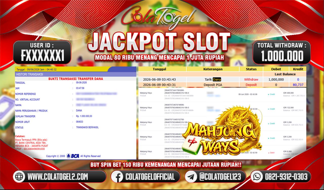 JACKPOT SLOT GACOR!!