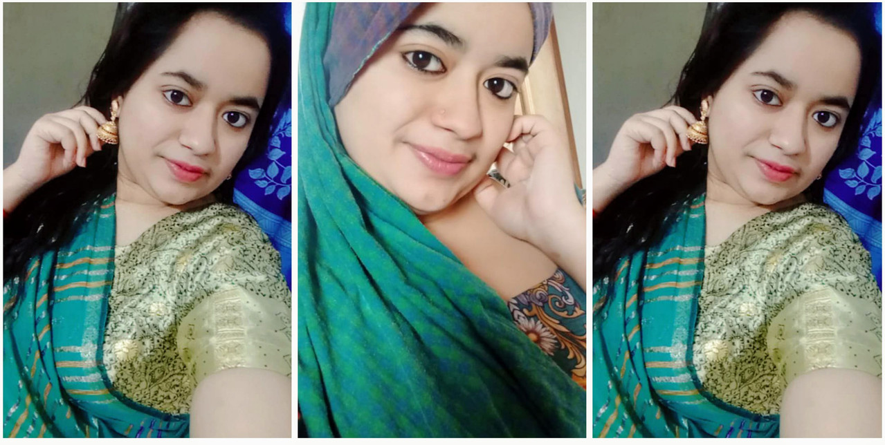 Hot hijabi aunty rubbing her pussy closeup