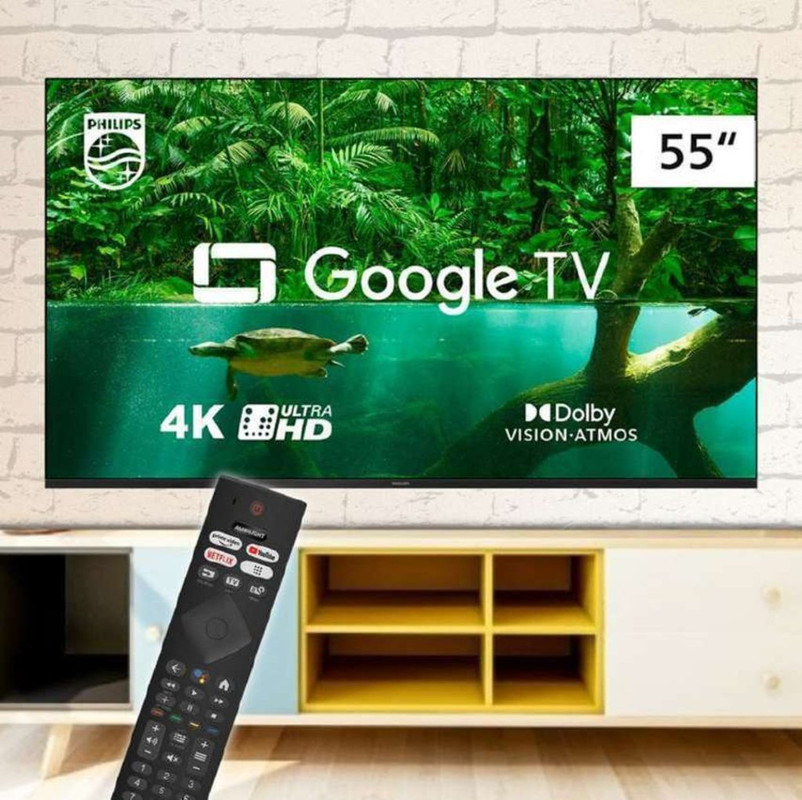 Smart Tv 55pug7408/78 55” 4k Uhd Led Google Tv Philips