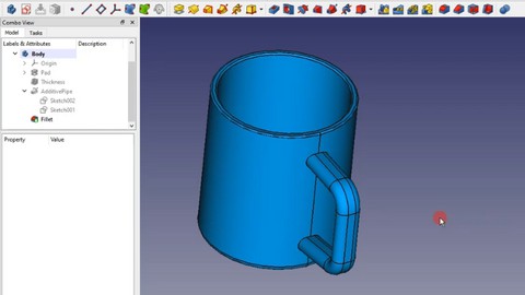 FreeCAD Crash Course for Beginner 2023