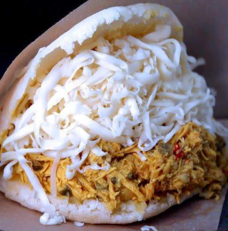 Arepa Con Queso Blanco