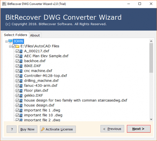 BitRecover DWG Converter Wizard 2.5