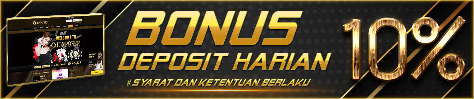 Bonus Deposit Harian 10%