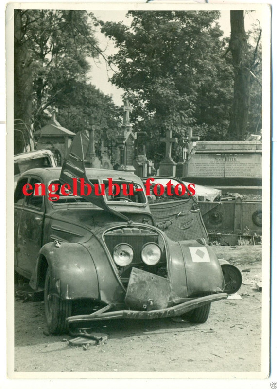 FAHRZEUG - Französischer BEUTE-WAGEN mit WAGEN -