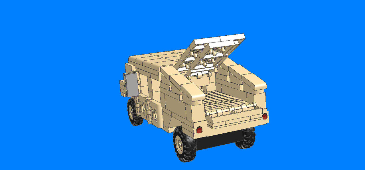 humvee finalizado abierto