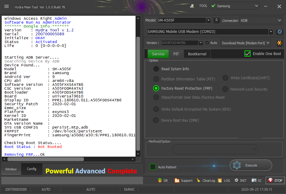 samsung a50 frp reset success by hydra - GSM-Forum