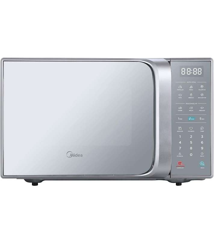 Amazon: Midea MMDV11S2DG Microondas, Silver, 1.1 P³ V6, color, Silver 
