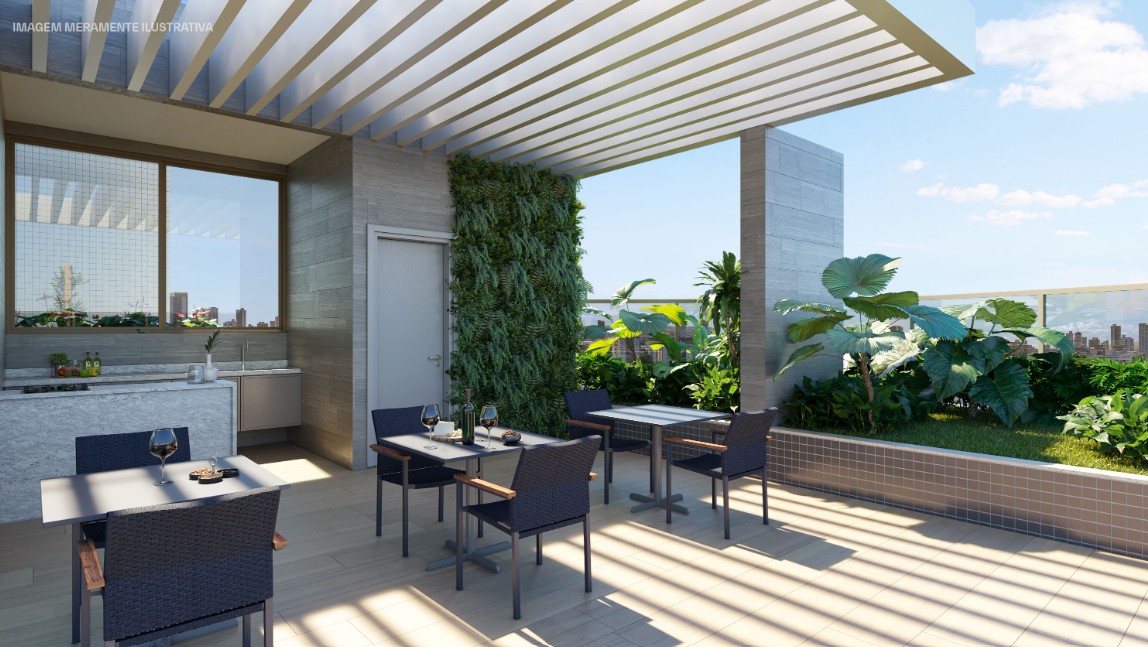 Espaço gourmet equipado para receber amigos e família