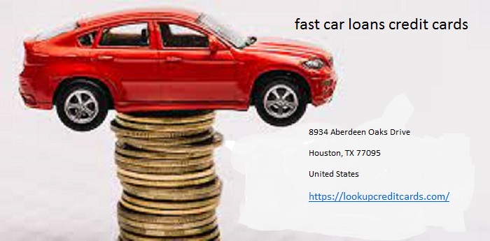fast car loans credit cards