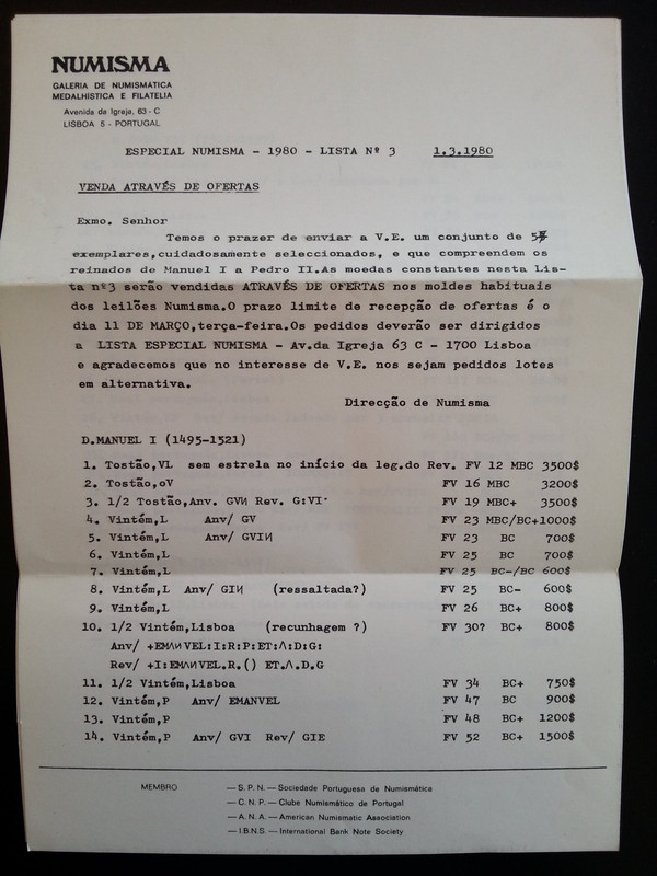 Lista Especial 01-03-1980