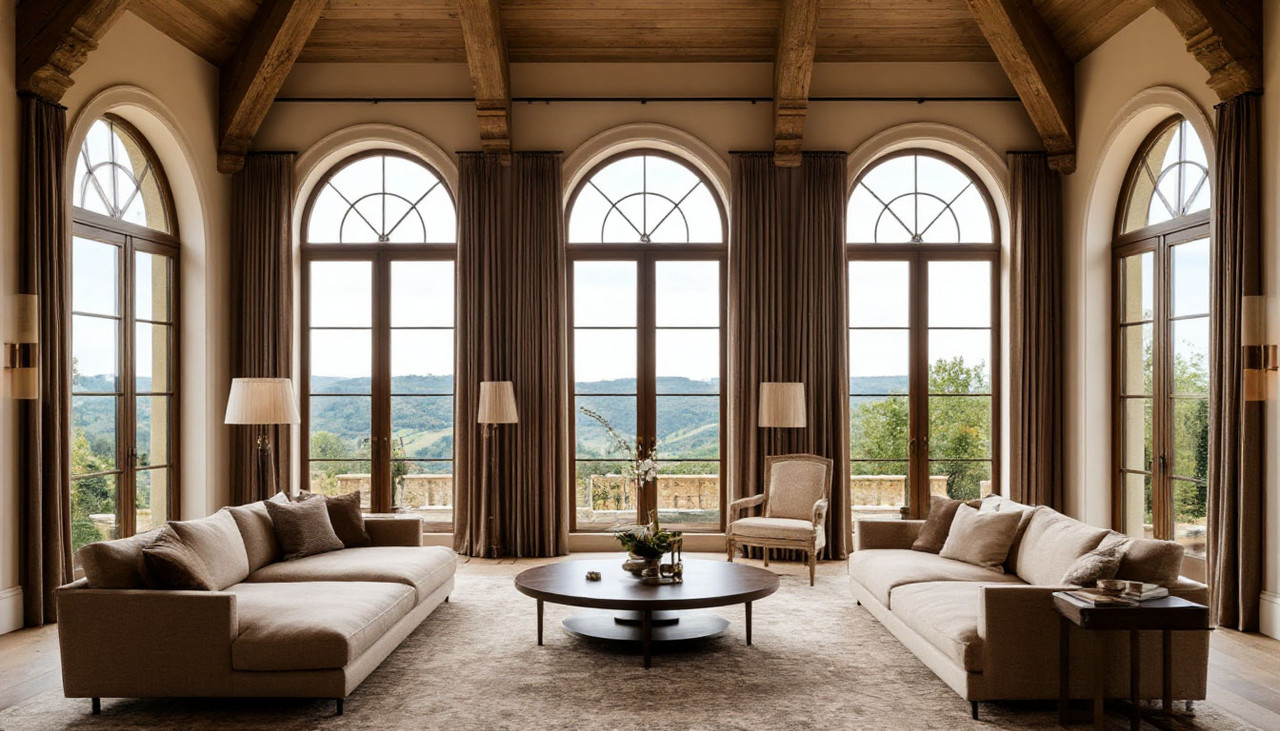 арочные окна пластиковые