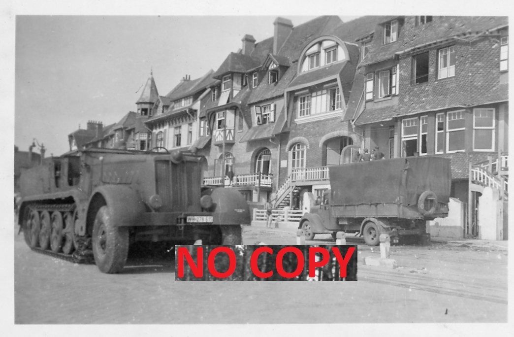 FOTO EINHEIT GD FRÜHES SDKFZ KETTENFAHRZEUG IN B