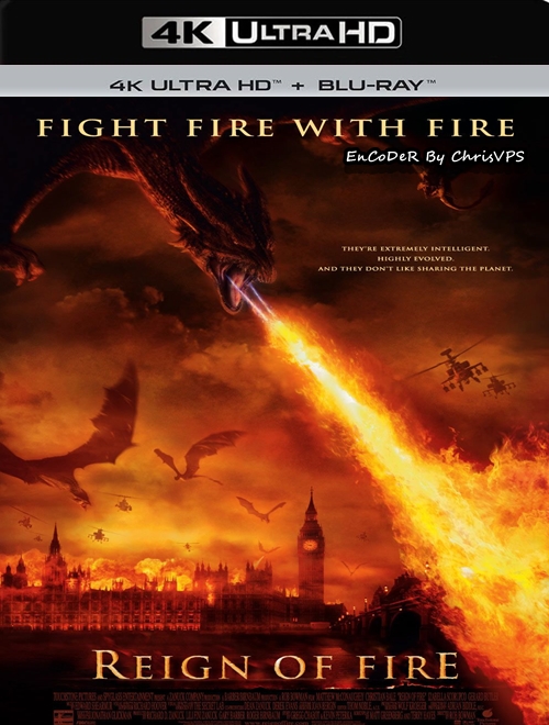 Władcy ognia / Reign of Fire (2002) MULTI.HDR.2160p.BluRay.DTS.HD.MA.PCM.AC3-ChrisVPS / LEKTOR i NAPISY