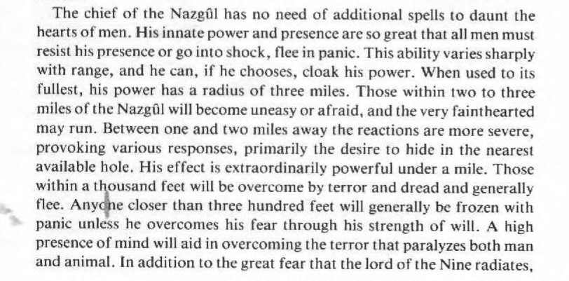 His aura could emanate over three miles