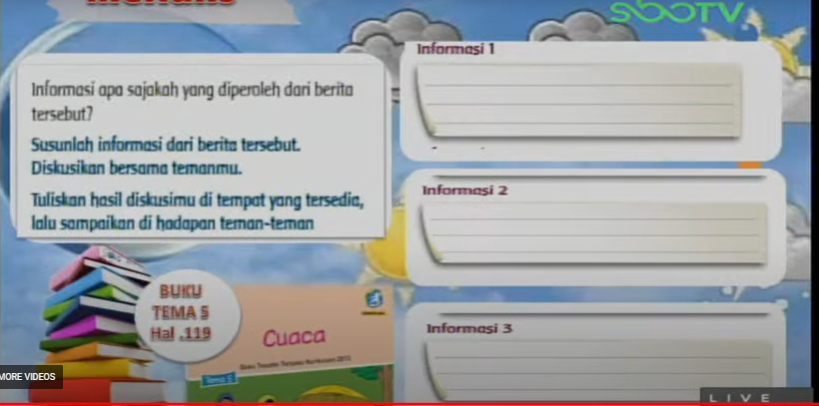 Soal dan Jawaban SBO TV SD Kelas 3 Senin 18 Januari 2021: Perubahan