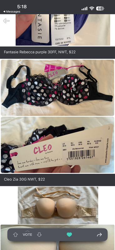 Cleo Zia 30G, NWT, $22
