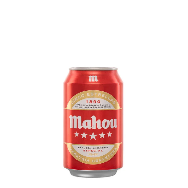 Cerveza Mahou Cinco Estrellas Radler lata (330 ml.)