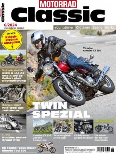 Cover: Motorrad Classic Magazin No 06 Juni 2024