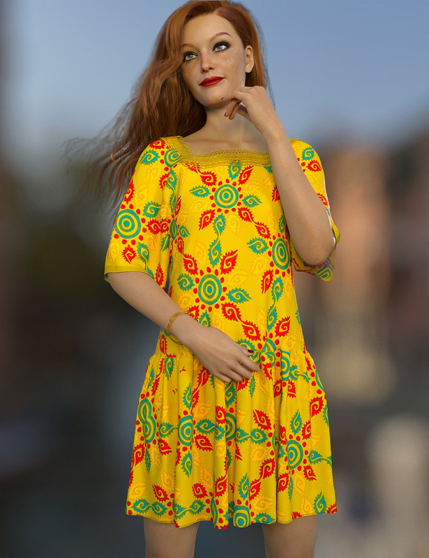 dForce Biba Outfit for Genesis 8 and 8.1 Females dForce Biba Outfit for Genesis 8 and 8.1 Females