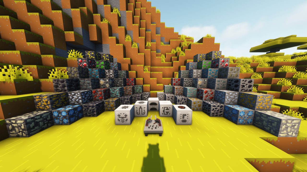 All ores that this smod adds(Alpha 0.1)