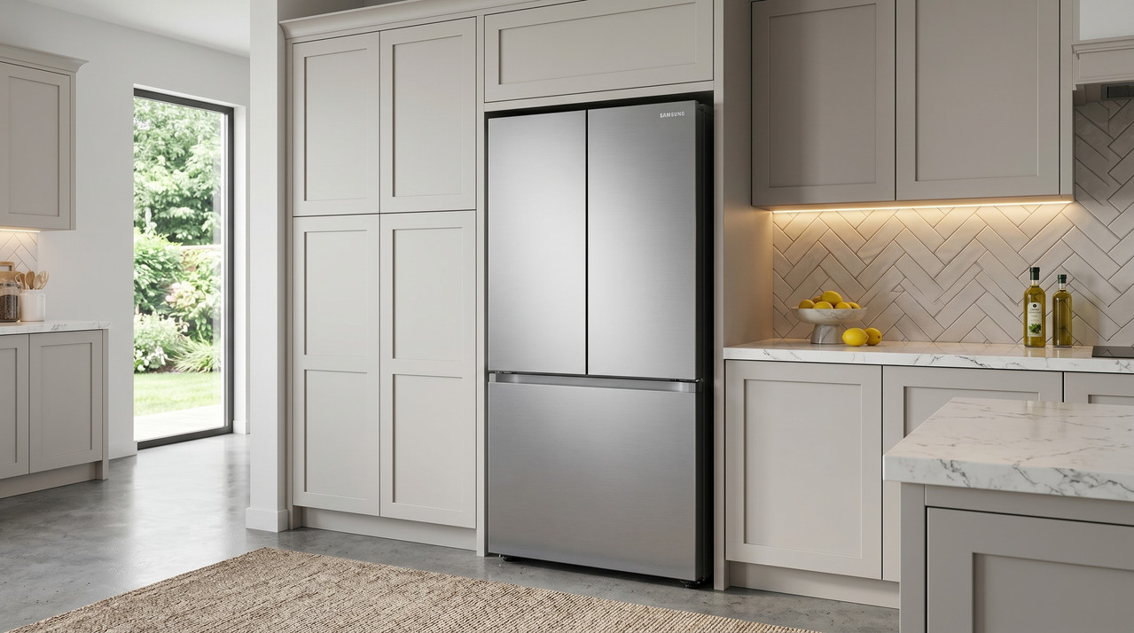 Nevera Samsung 18 Pies Cúbicos French Door Inteligente