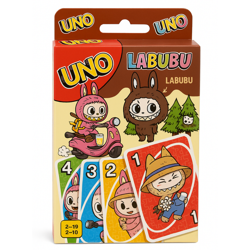 Playing Cards Uno Labubu