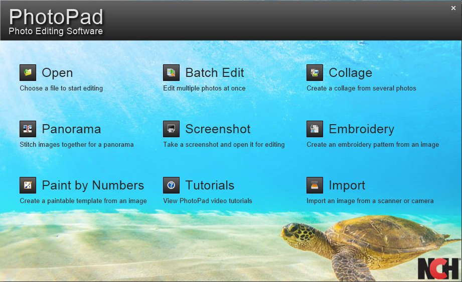 NCH PhotoPad Professional 7.65 Beta
