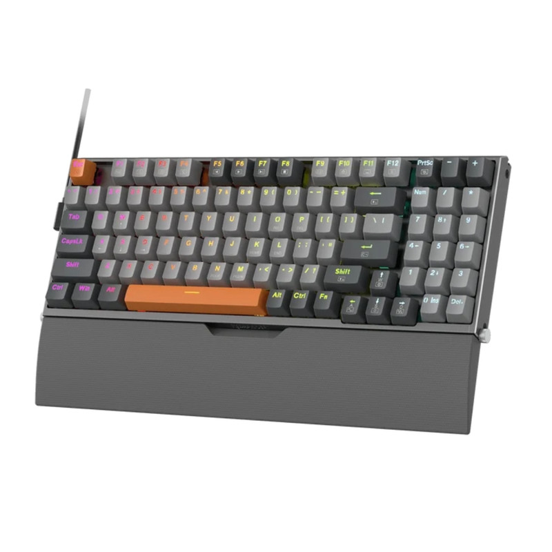TECLADO REDRAGON OLAF K648 RGB GREY