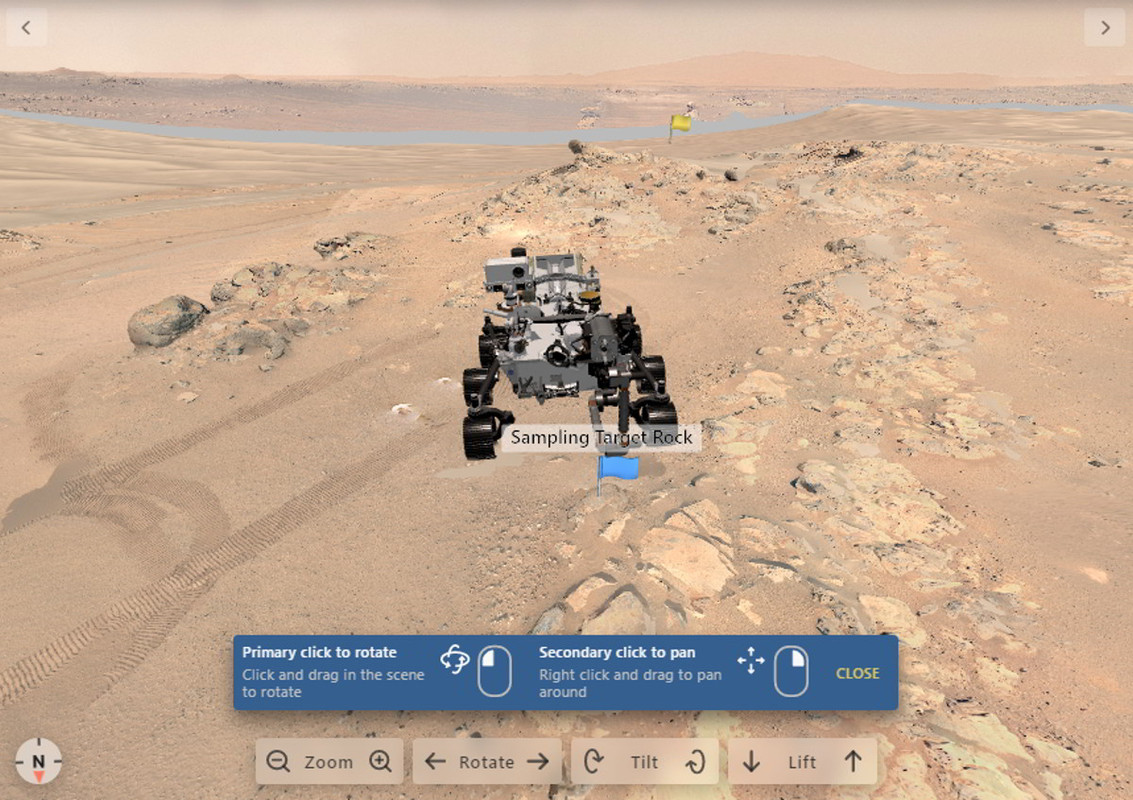 NASA: ecco il nuovo strumento per visitare Marte in 3D