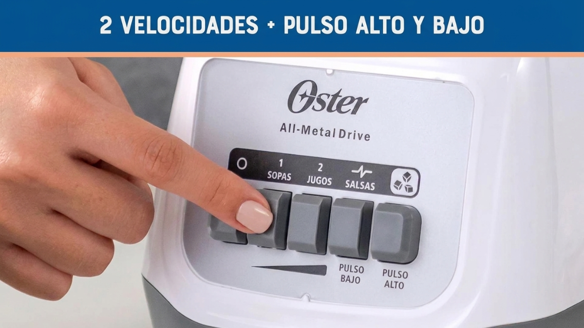 Licuadora Oster M/BLSTKAG-WPB Blanca