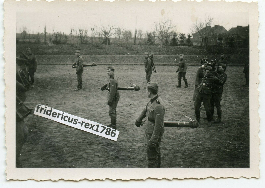 Foto T.-Div. 1.Btl Polen Rastenburg Granatwerfer Truppenübungsplatz Arys