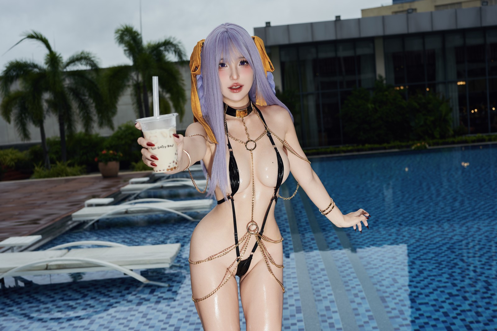 Puy Puy – BB Dubai Cosplay 写真+视频合集（184P+7V-1.41GB）FGO 人气角色插图3