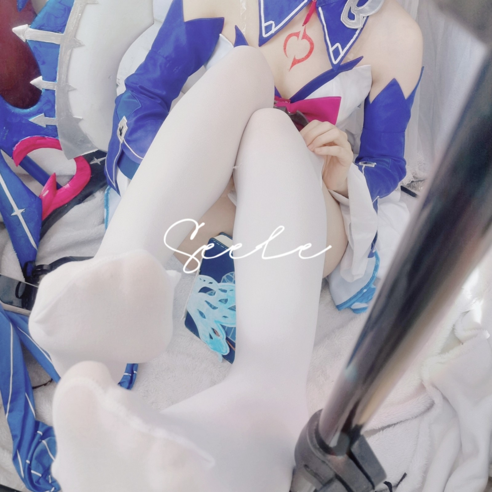 Seele麦麦希儿幻海梦蝶写真集｜梦幻蓝色系高清图集（168P-229.3M）插图2