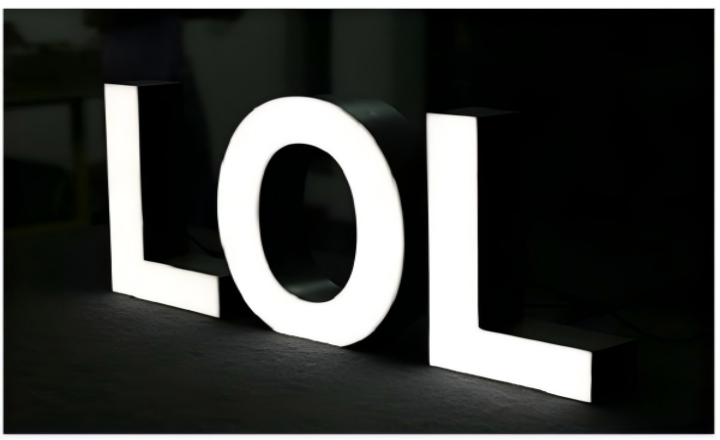 ALC-01-F acrylic luminous letter view 4