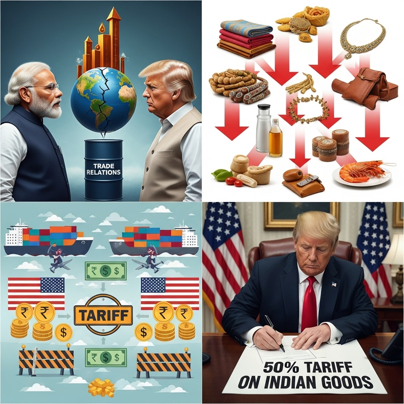 ভারতীয় পণ্যের উপর মার্কিন শুল্ক